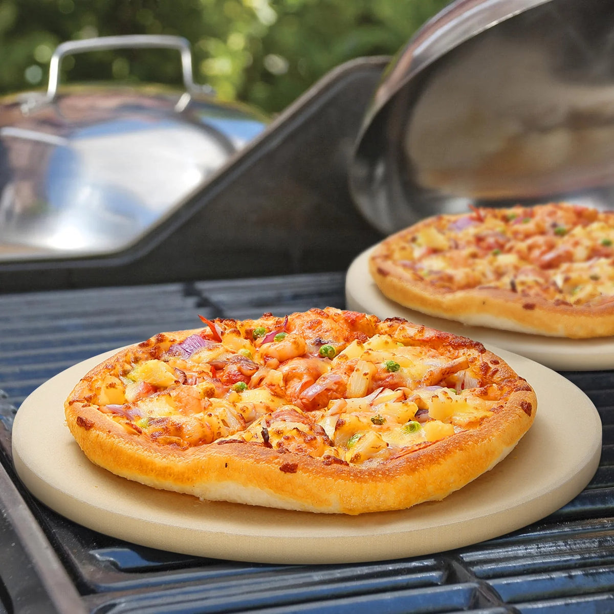 15'' Round Cordierite Pizza Stone Q6733