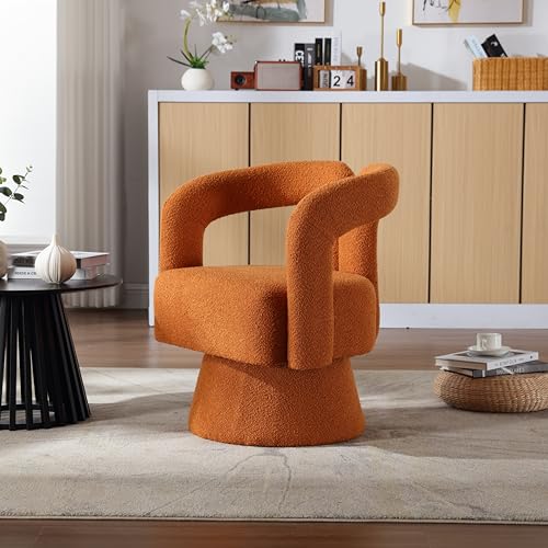 Rose Red Round Accent Chair B50673