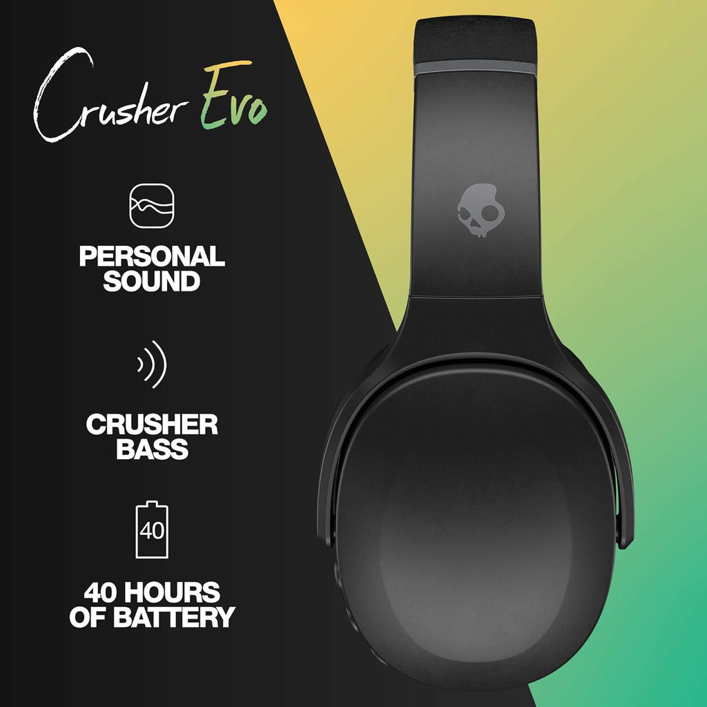 Wireless Over-Ear Headphone True Black W84114