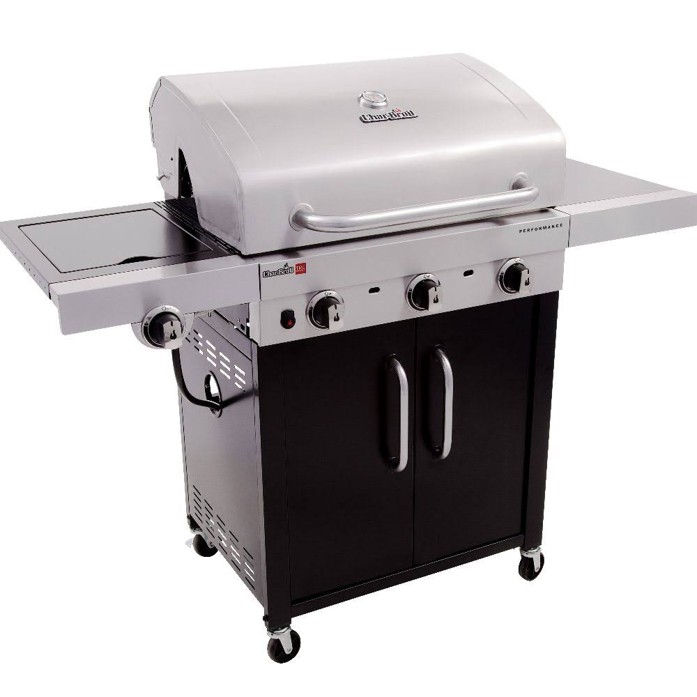 Silver Black 3 Burner Gas Grill P489