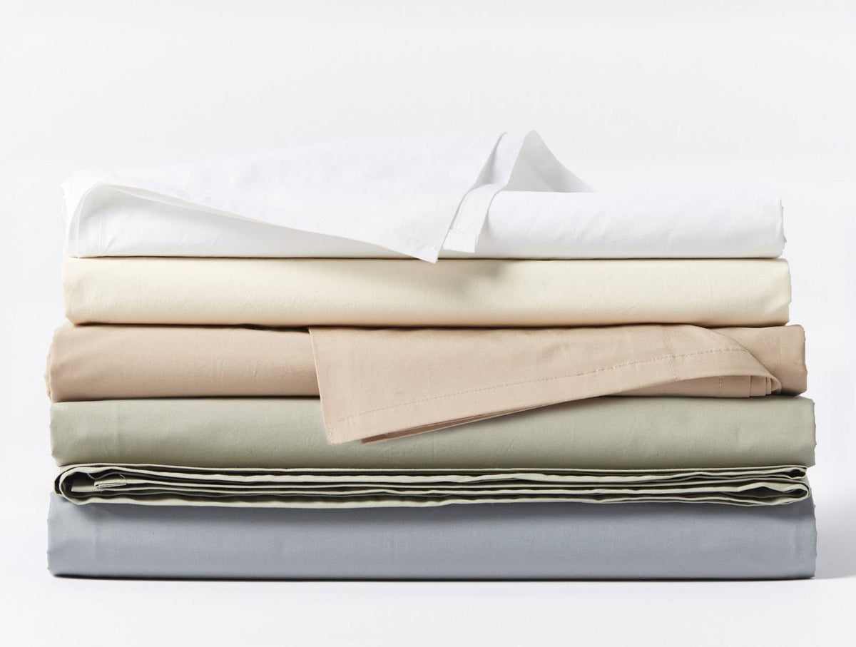 300 Percale Fitted Sheet Twin Alpine White C470