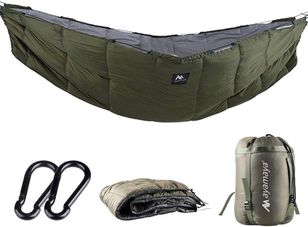 Single & Double Hammock Underquilt Full Length Big Size Winter Warm UQ Blanket Bottom Insulation V96368