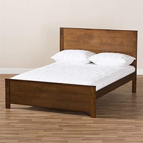 Walnut Brown Full Platform Bed N8770