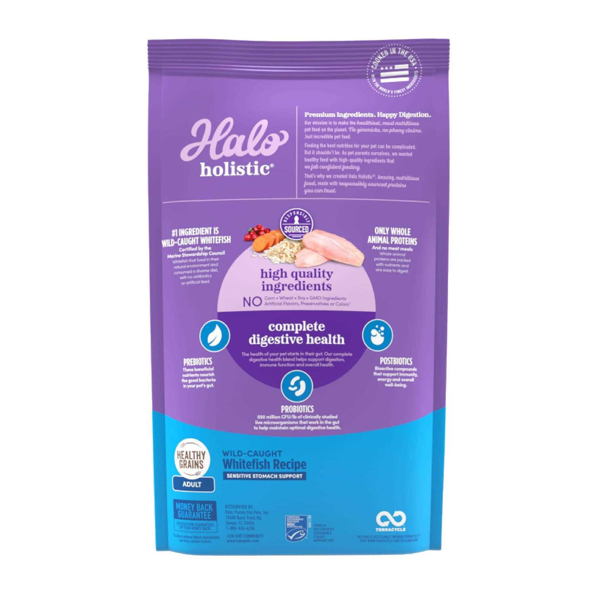 Seafood Sensitive Stomach Dry Cat Food P955670