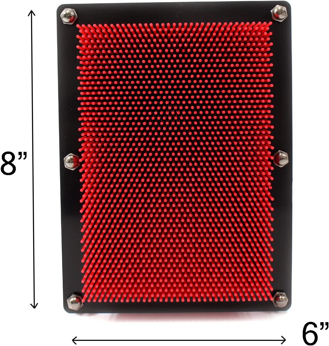 3D Pin Art Sculpture Toy (6" x 8" Red) T364