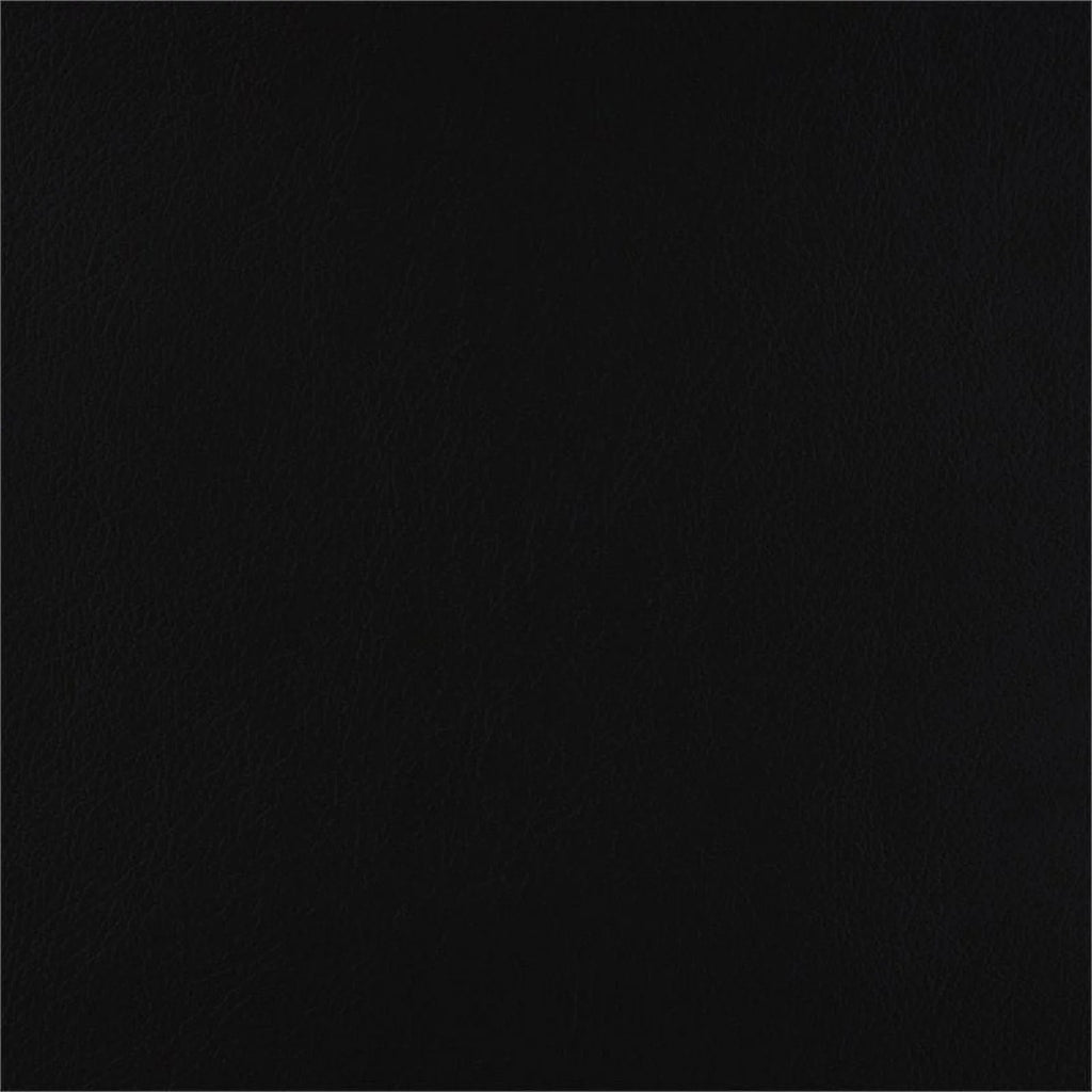 Black Faux Leather Loveseat Y896657