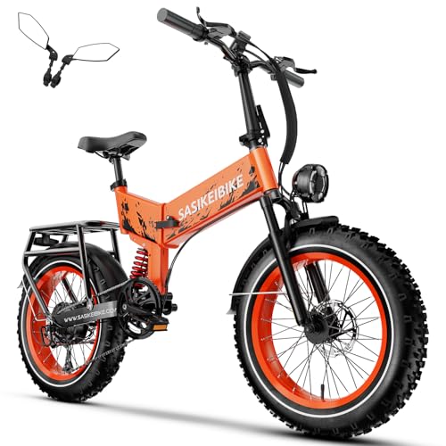 52v 20AH Full Suspension Electric Bike with 20"x 4.0 Fat Tire M793996