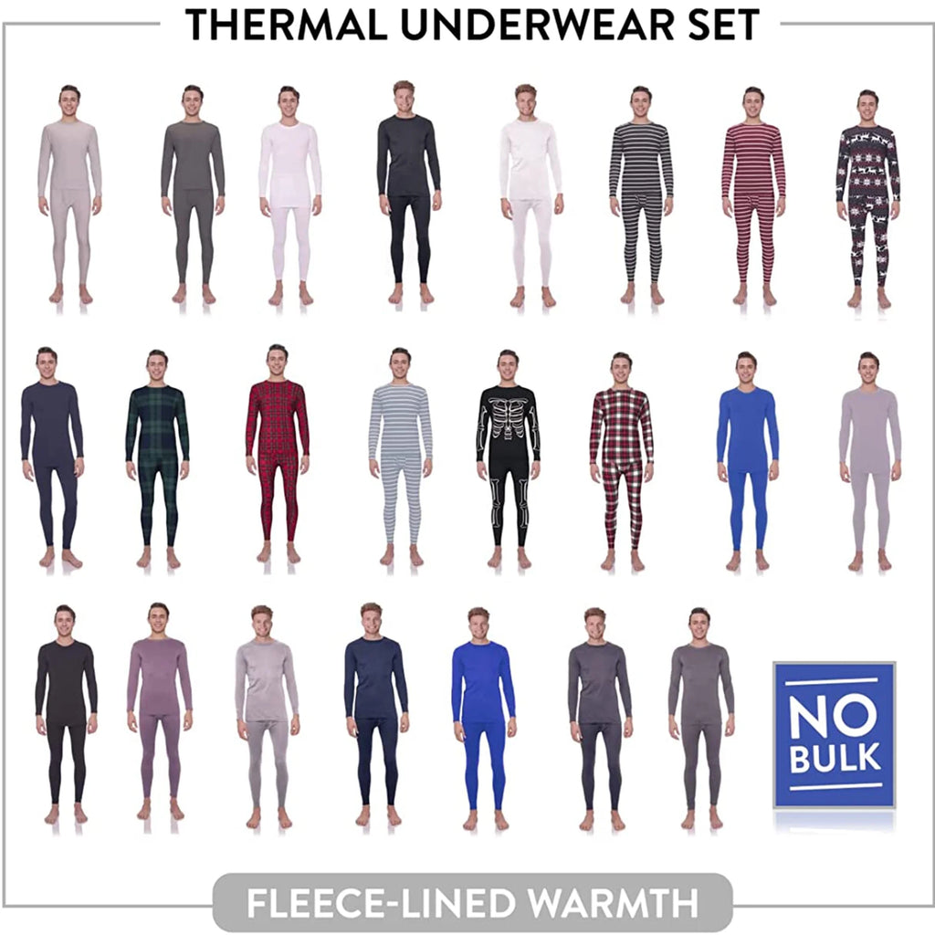 Black Large Heavyweight Thermal Underwear Set A99267