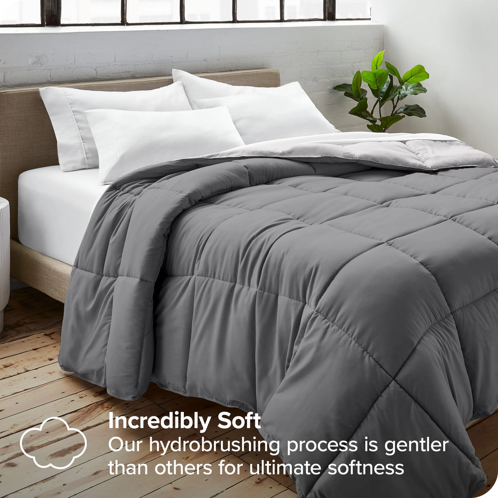 Ultra-Soft Reversible Goose Down Alternative Comforter X358