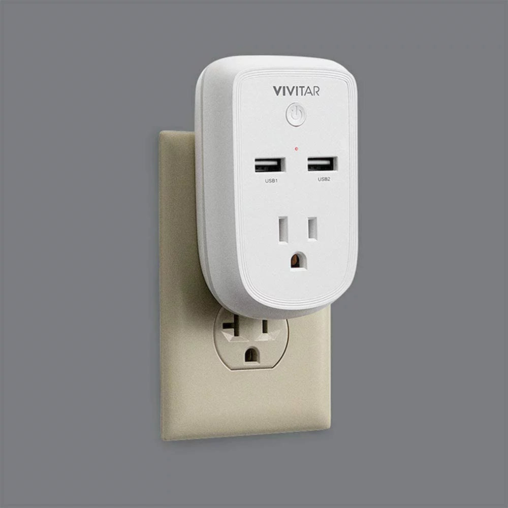 White Wi-Fi Outlet with Timers 2 Pack S192188