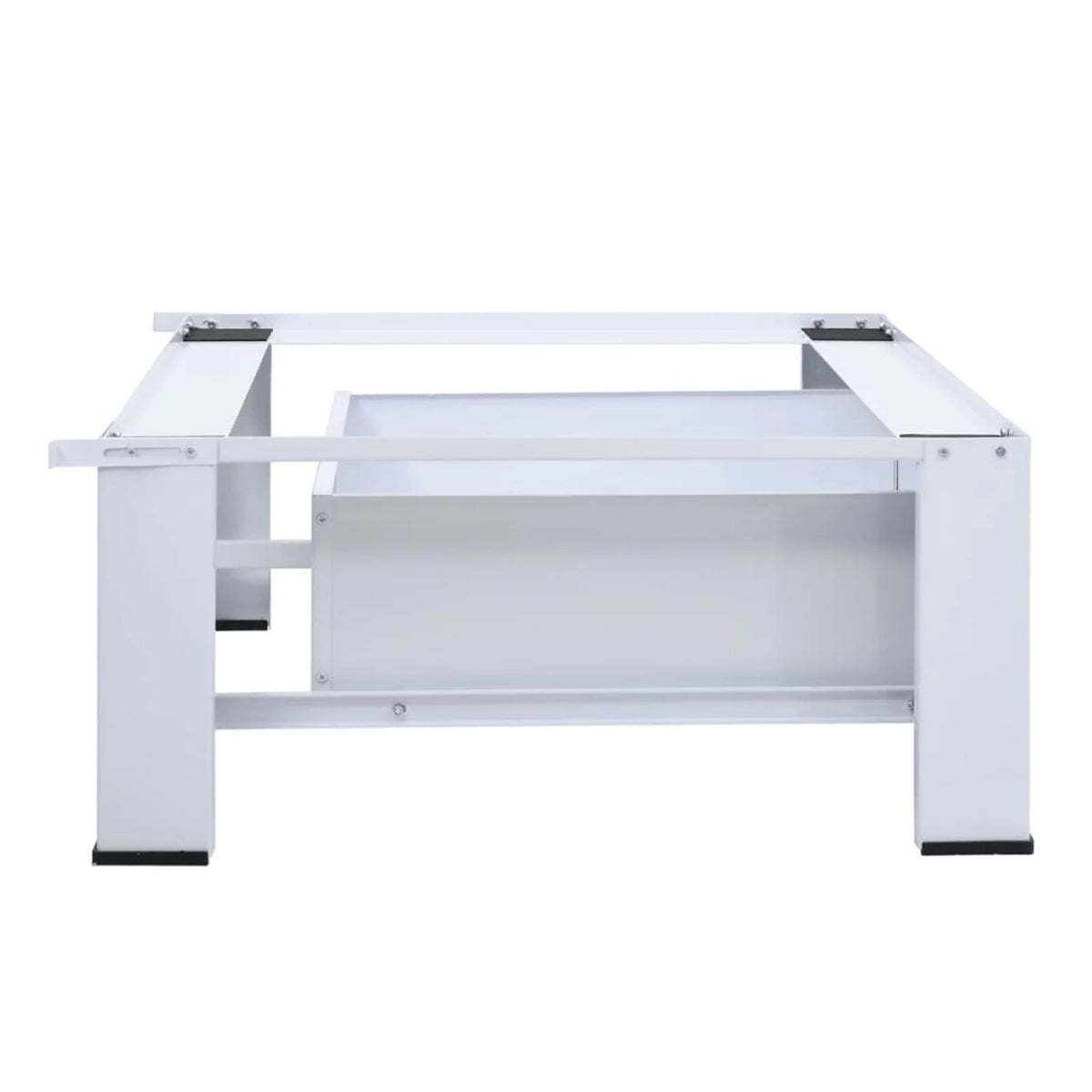 White Pedestal with Drawer Y174