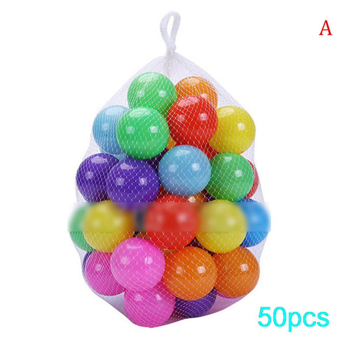 50pcs Colorful Plastic Ball Pit Balls Crush Proof Ocean Ball P6110