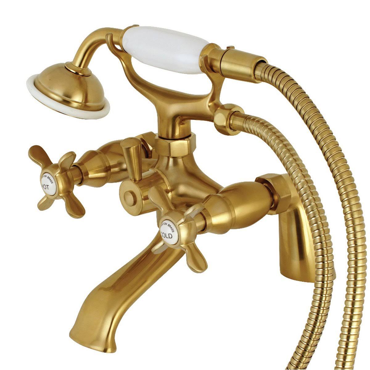 Chrome Clawfoot Tub Filler with Hand Shower W833524