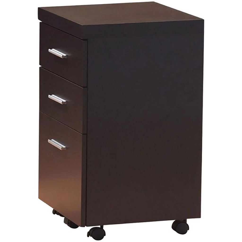 3 Piece Office Chair Writing Desk and Mobile File Cabinet A7124