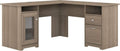 L Shape Desk, 60W, Ash Gray V737806