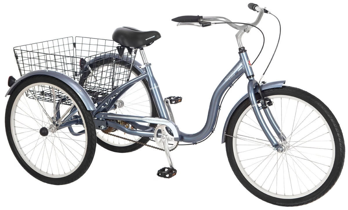24" Adult Tricycle with Rear Storage Basket K1799