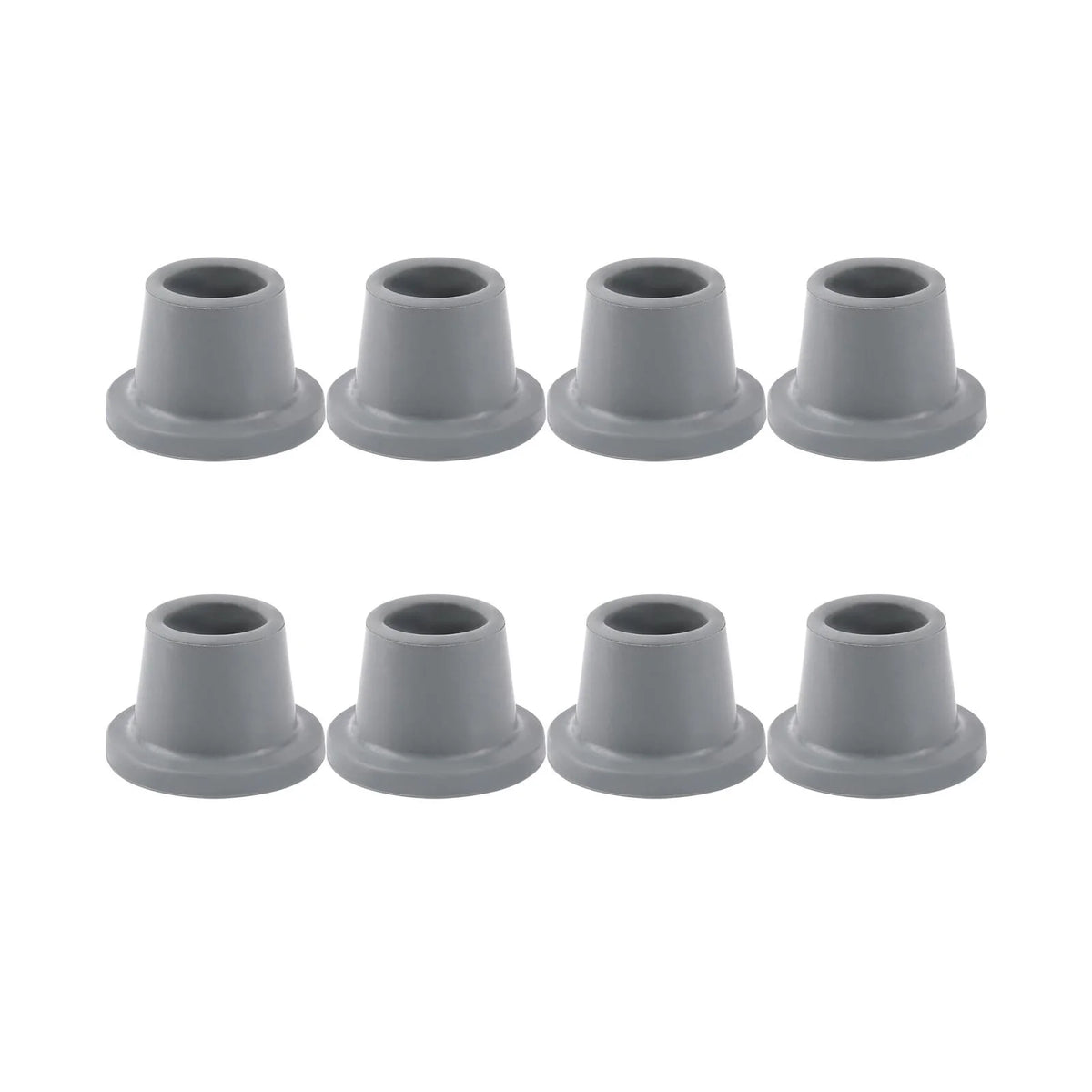8x Shower Chair Feet Gray Rubber N446517