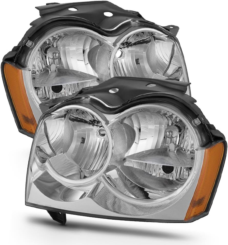 Replacement Headlights Headlamps Pair U7103