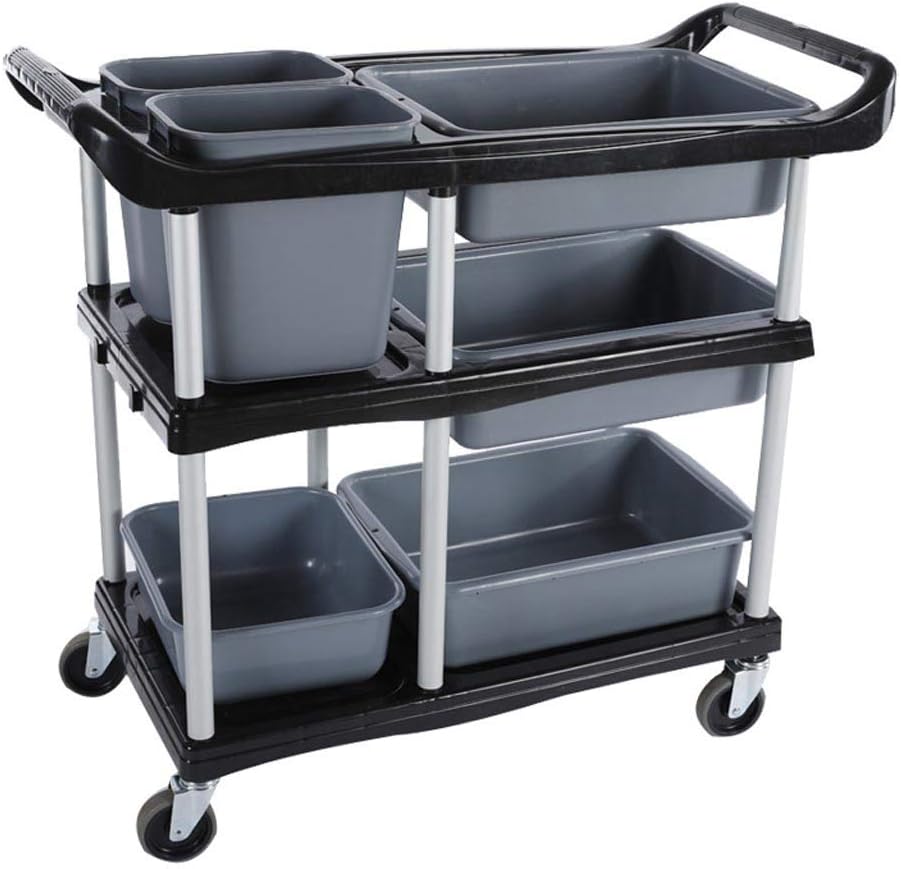 3 Tier Heavy Duty Utility Cart with Wheels M428