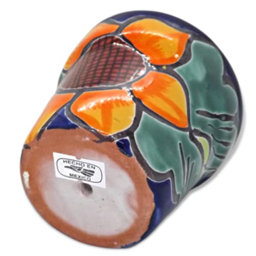 Set of 3 Hand-Painted Talavera Planters Q729185