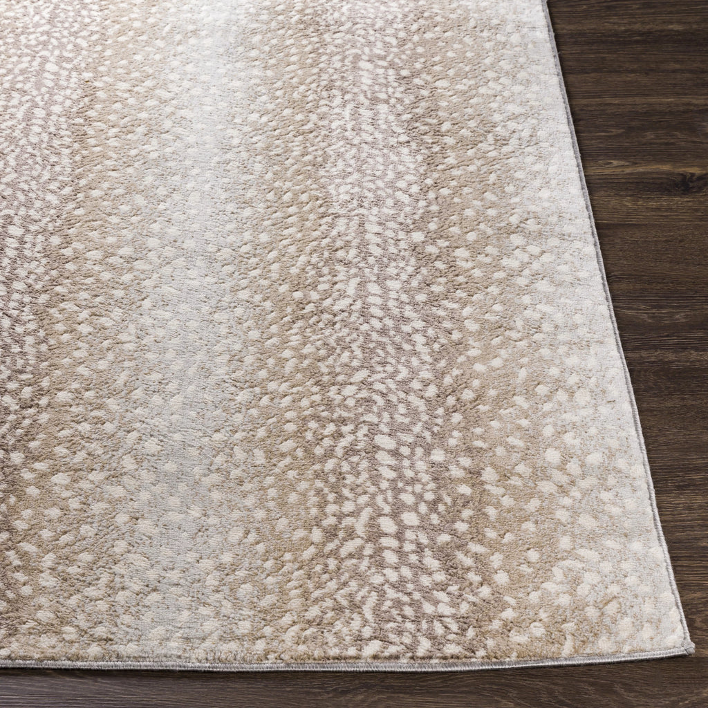 Camel Light Gray Trellis Area Rug 9' x 12'3" N717