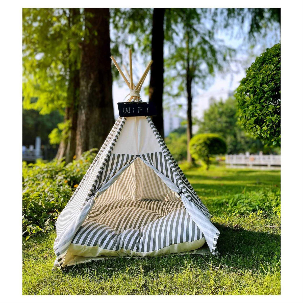 Pet Teepee Tent with Thick Cushion I985
