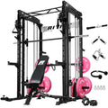 Multi-function Smith Machine with Cable Crossover System Power Rack R32127