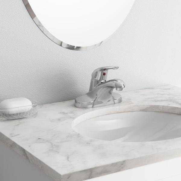 Chrome Single Handle Lavatory Pop-Up Faucet I3573