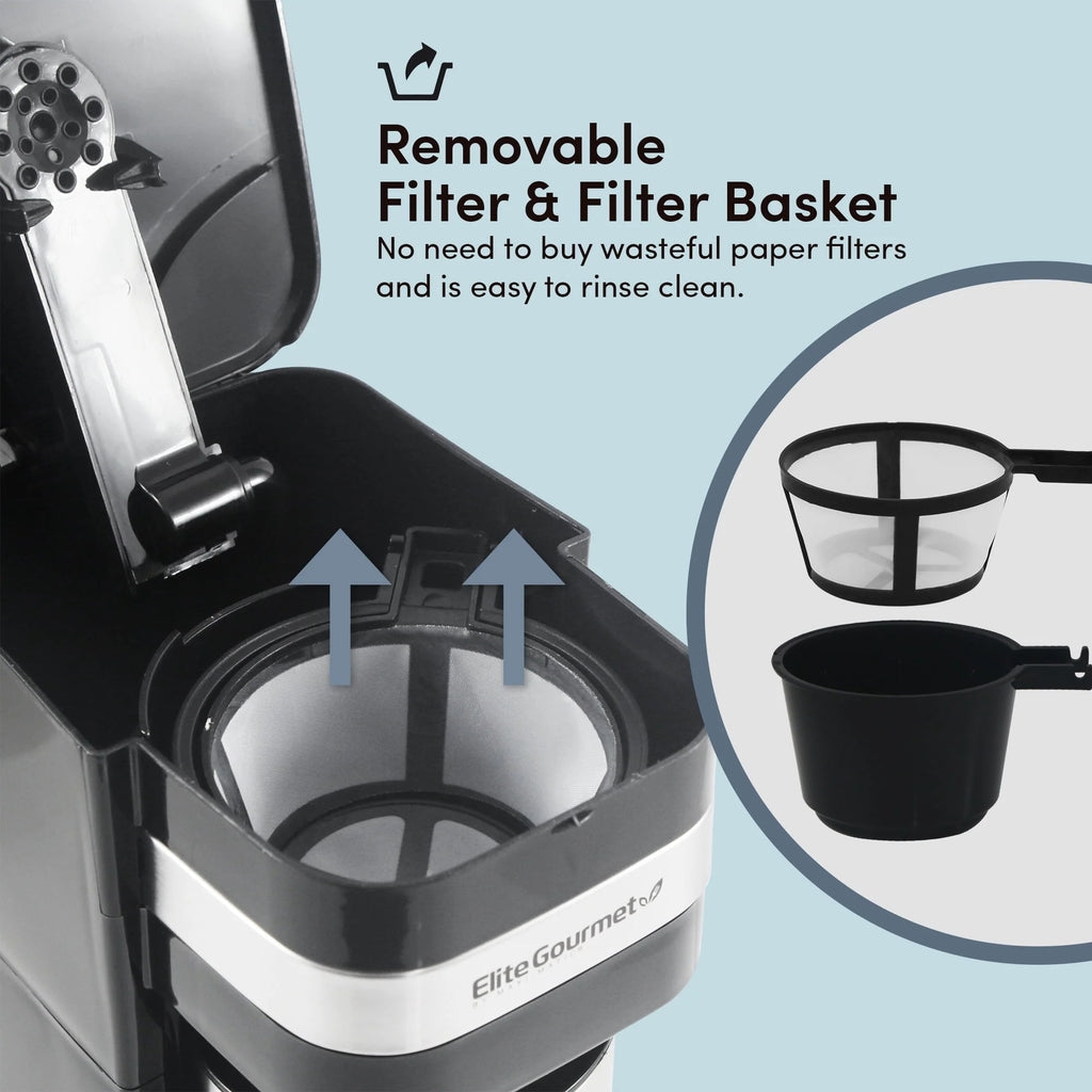 Single Serve Coffee Maker with Travel Mug G265672