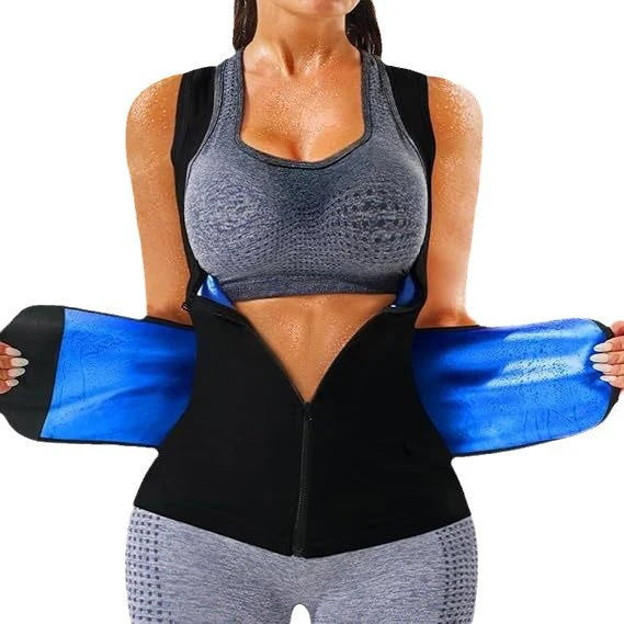 Adjustable Sauna Sweat Waist Trainer Tank Top Z94778