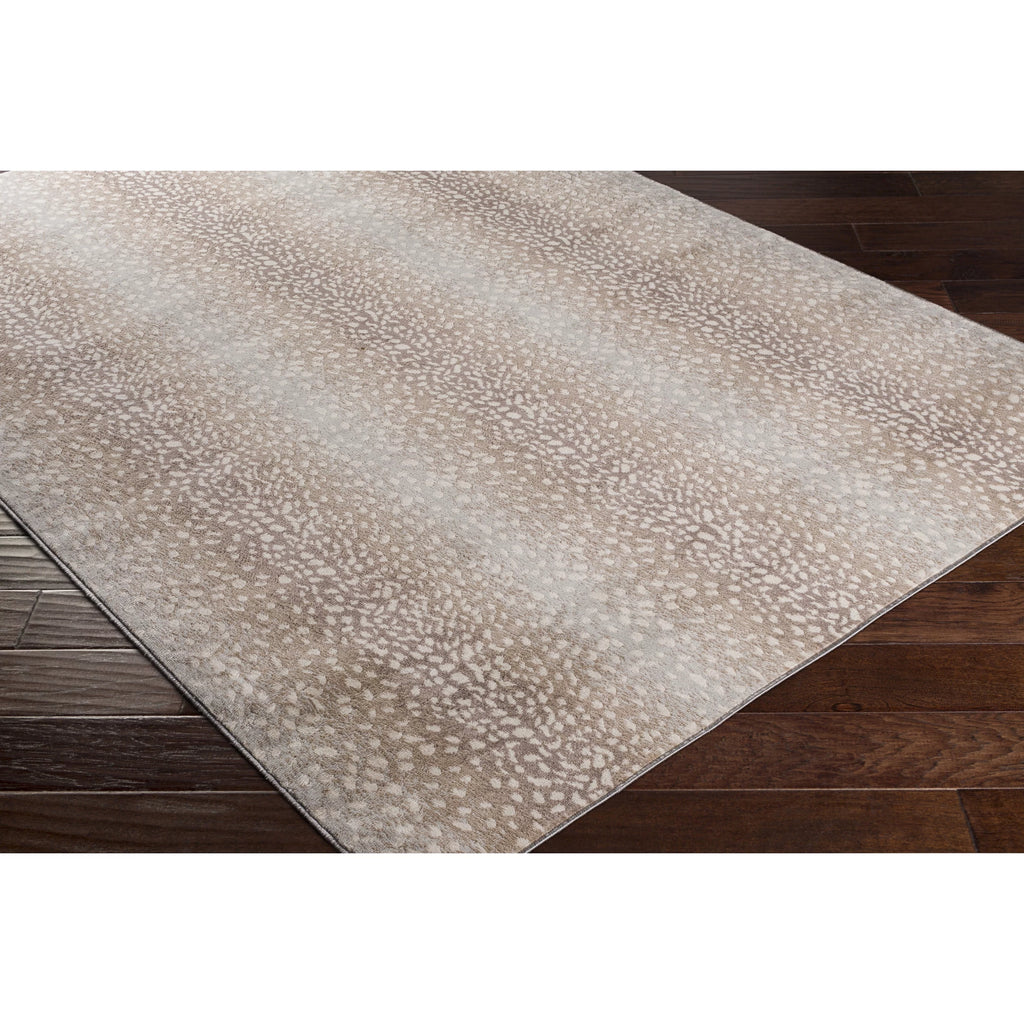 Camel Light Gray Trellis Area Rug 9' x 12'3" N717