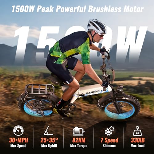 52v 20AH Full Suspension Electric Bike with 20"x 4.0 Fat Tire M793996