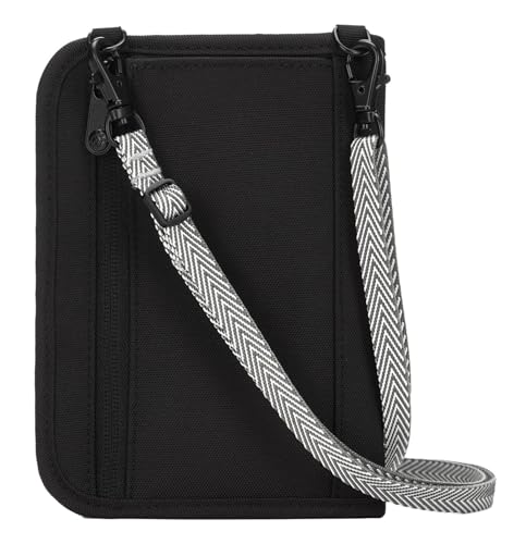 Black Compact Passport Wallet N345464