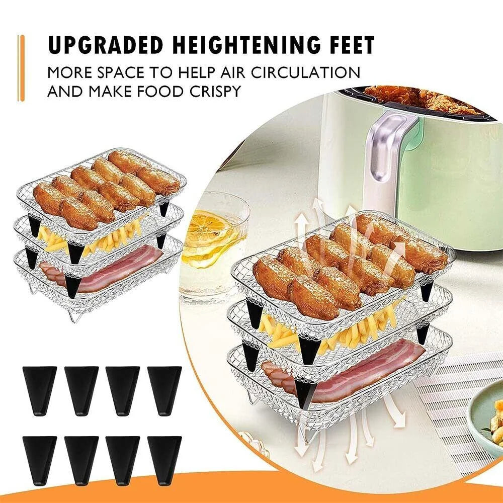 Stainless Steel Air Fryer Rack & Accessories Y12974