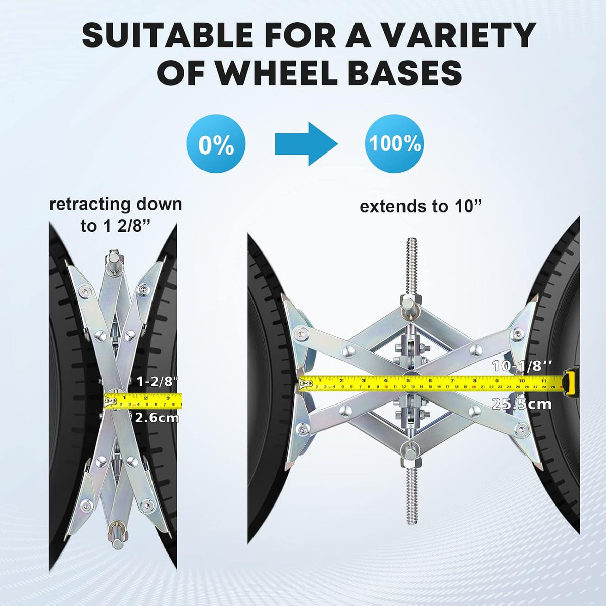 X-Chock Wheel Stabilizers for RV Travel Trailers, 2 Pack Q4676