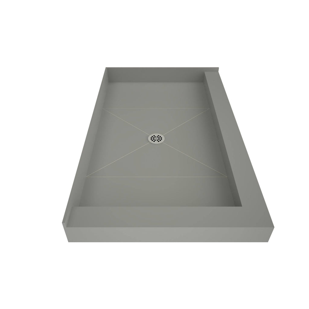 48x22 Double Threshold Shower Base with Drain Plate G431497
