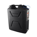5 Gallon Plastic Water Jug Can Container with Easy Pour Spout, Black U35220