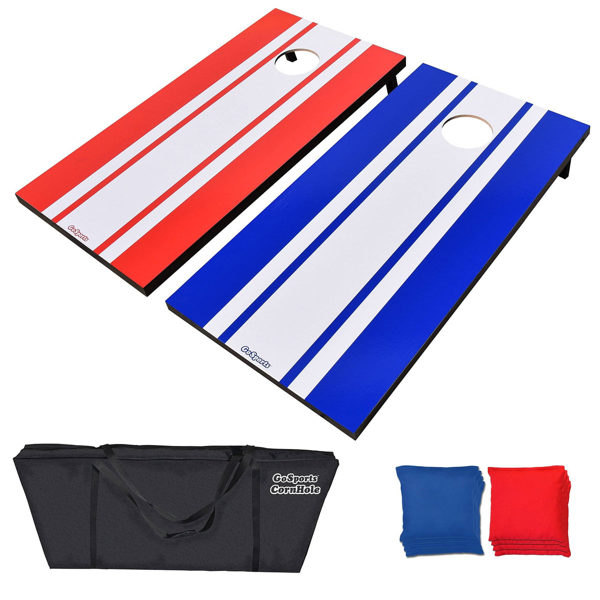 Regulation Size Cornhole Set with 8 Bags and Carry Case P789593