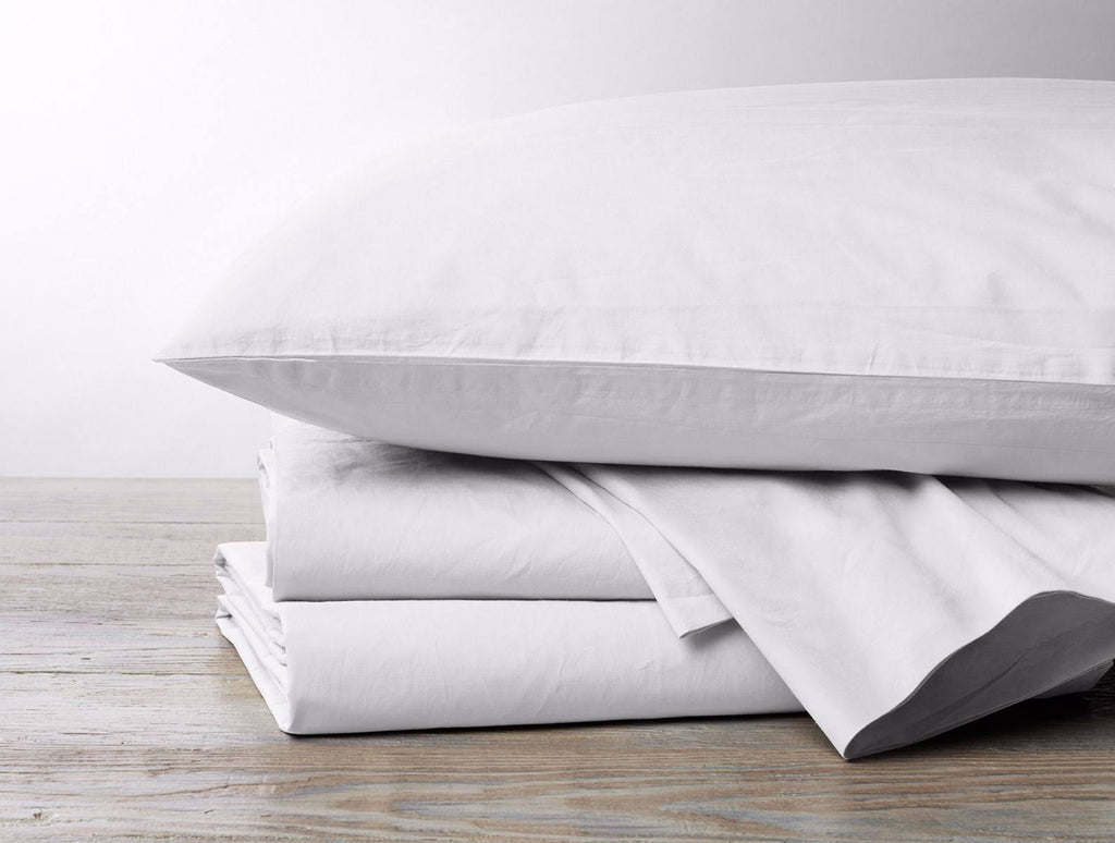 300 Percale Fitted Sheet Twin Alpine White C470