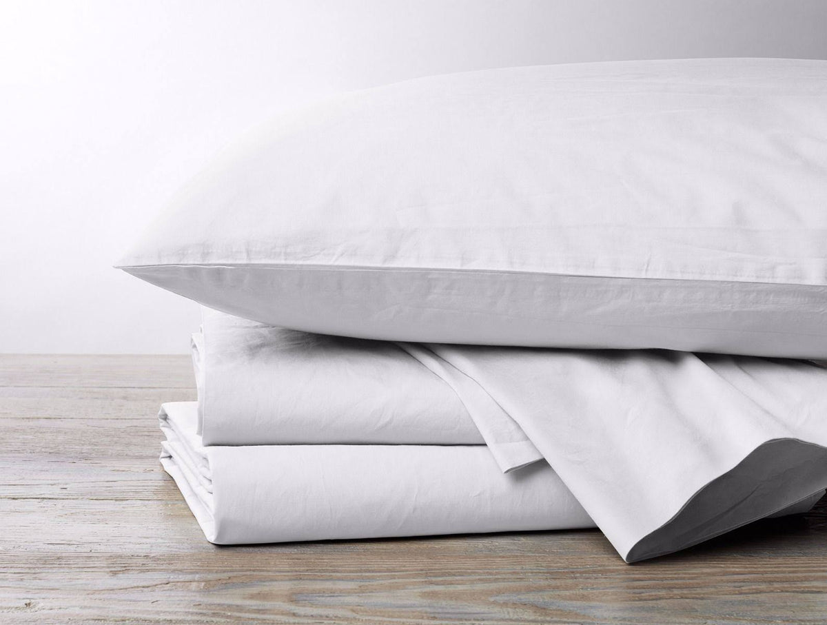 300 Percale Fitted Sheet Twin Alpine White C470