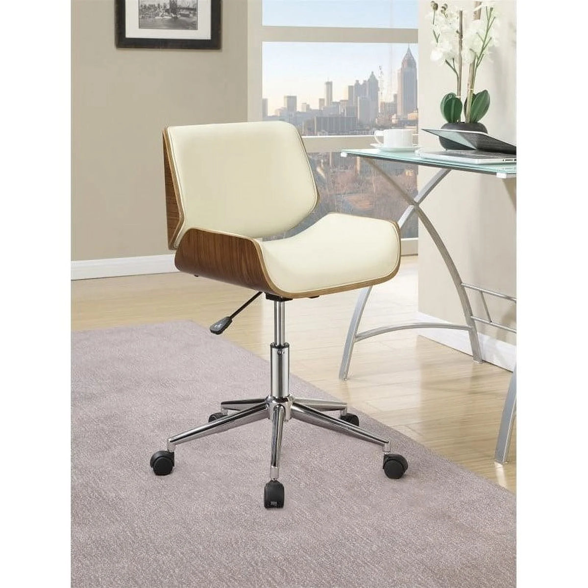 3 Piece Office Chair Writing Desk and Mobile File Cabinet A7124
