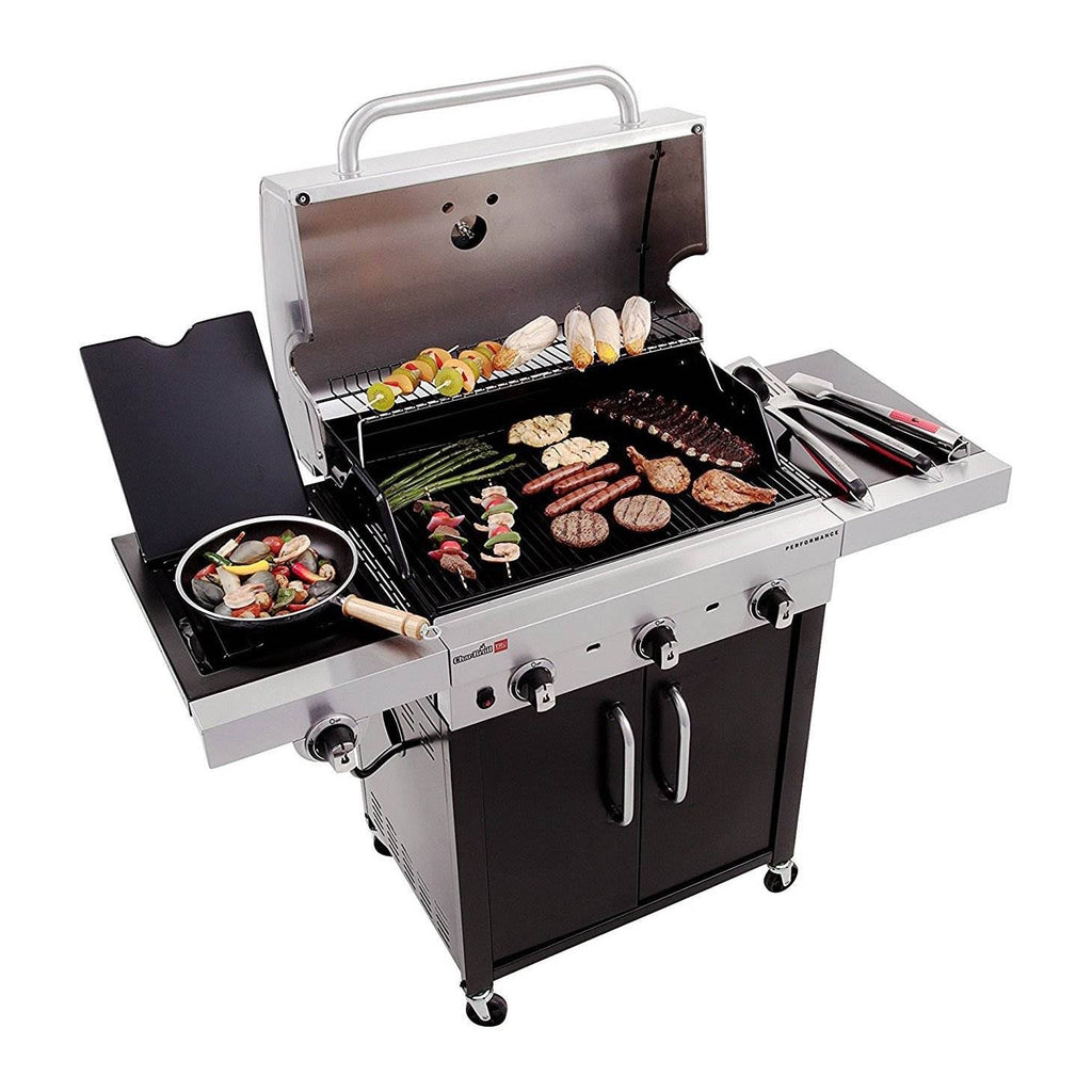 Silver Black 3 Burner Gas Grill P489