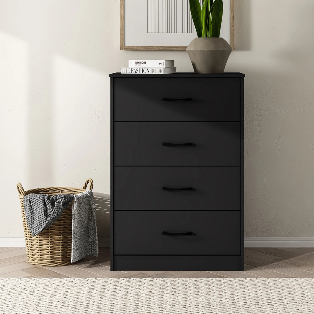 White 4 Drawer Dresser Y73430
