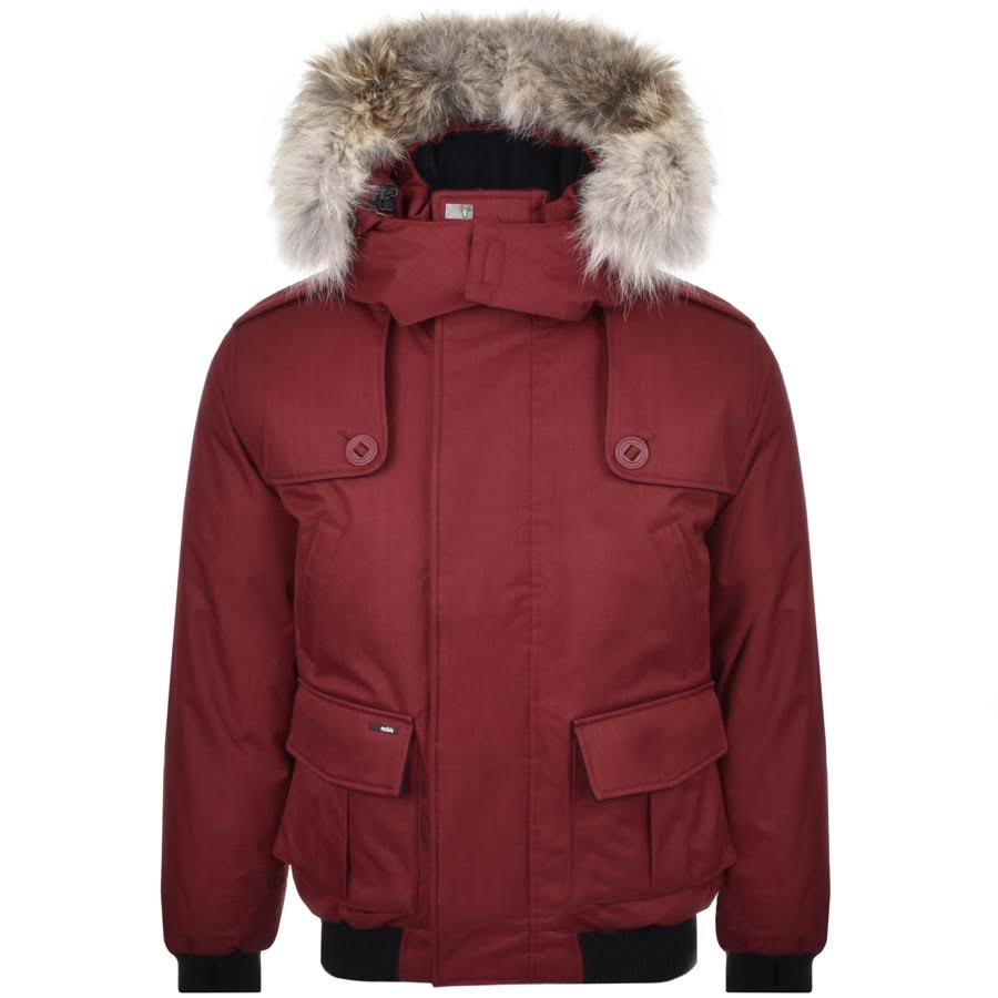 Red Bomber Jacket G246