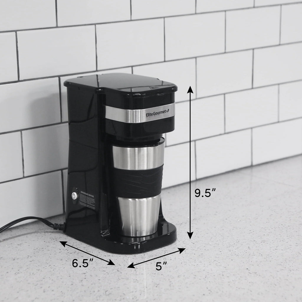 Single Serve Coffee Maker with Travel Mug G265672