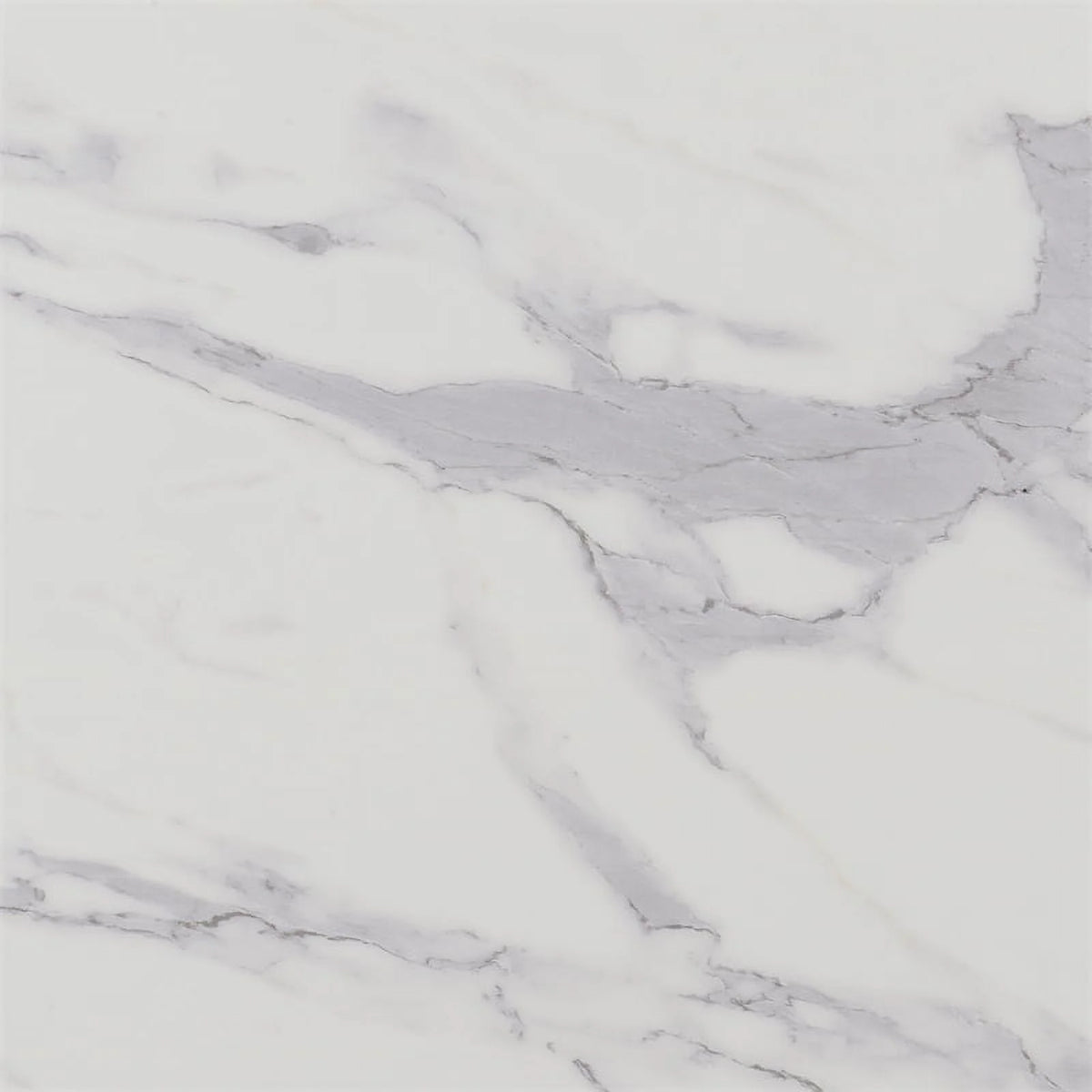 Faux White Marble Wood C End Table Set of 2 D629