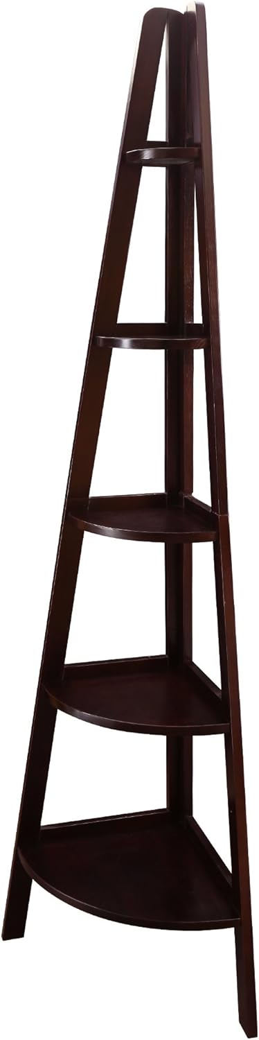 5-Shelf Corner Ladder Bookcase C681788