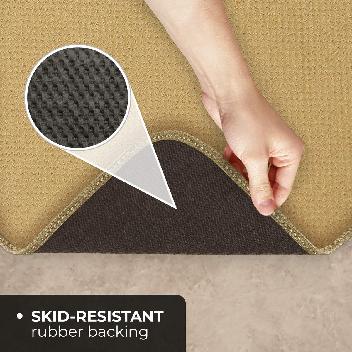Camel Tan Skid-Resistant Carpet Runner 10 Feet X 36 Inches Z61786