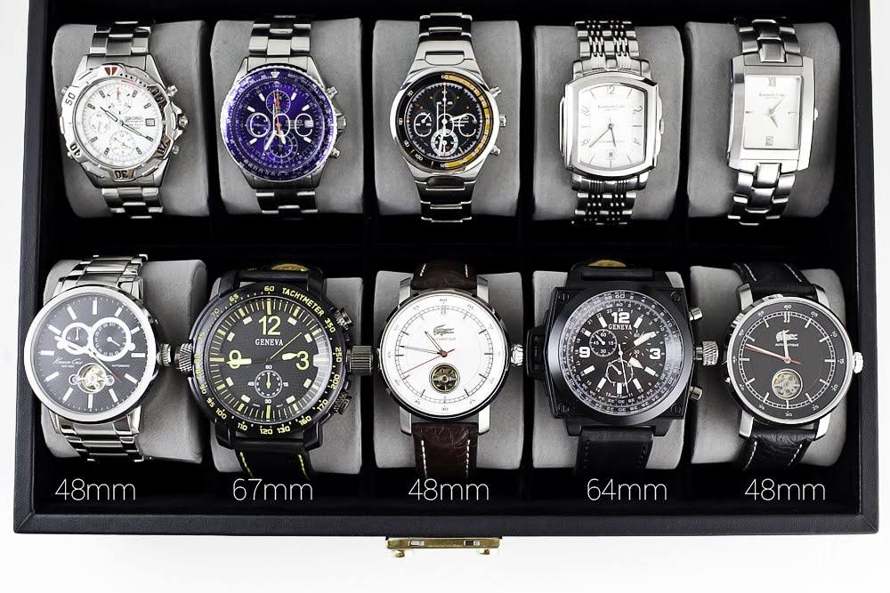 Black Leatherette Watch Case Display Box G427724