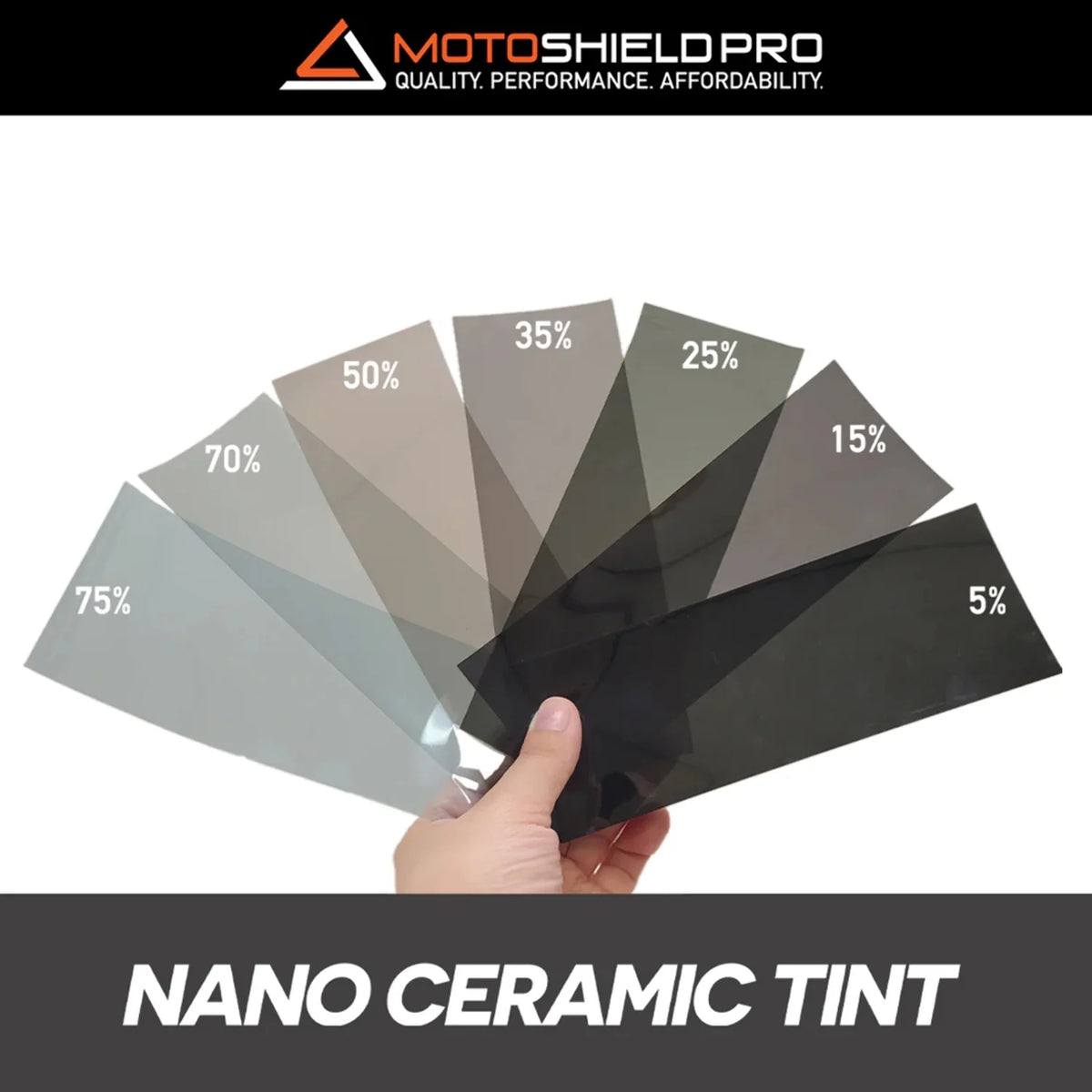 Precut Ceramic Window Tint Film for 2019-2021 Chevrolet Silverado 1500 Crew Cab Front Windshield 50% T4430
